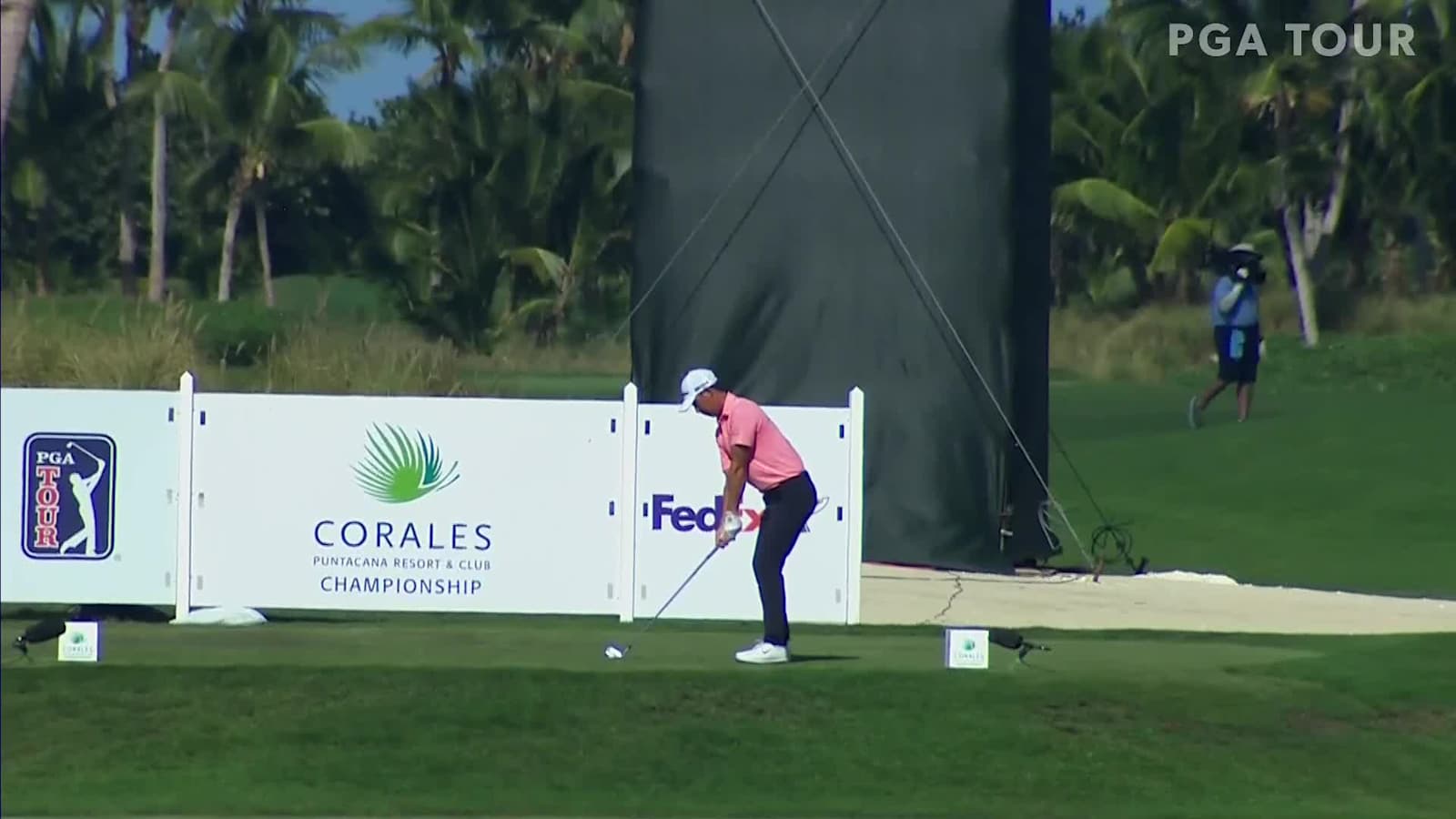 Xinjun ZHANG birdies on No. 11 in Round 3 at Corales Puntacana