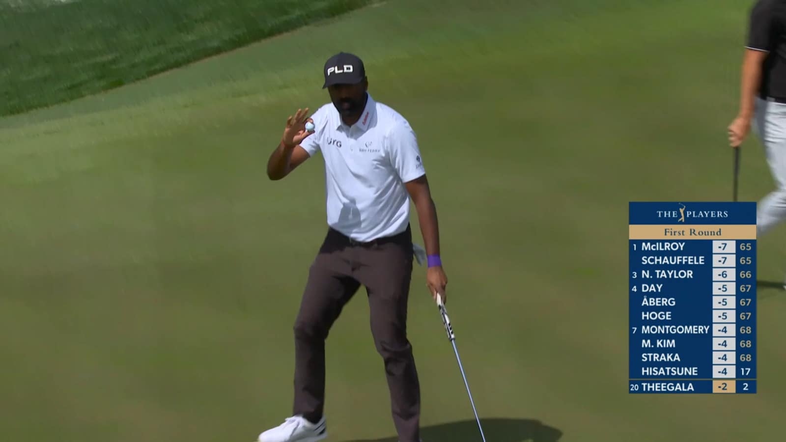Sahith Theegala cards back-to-back birdies at THE PLAYERS