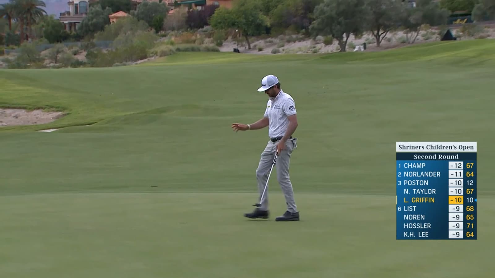 Lanto Griffin drains 11-foot birdie putt at Shriners Children's Open