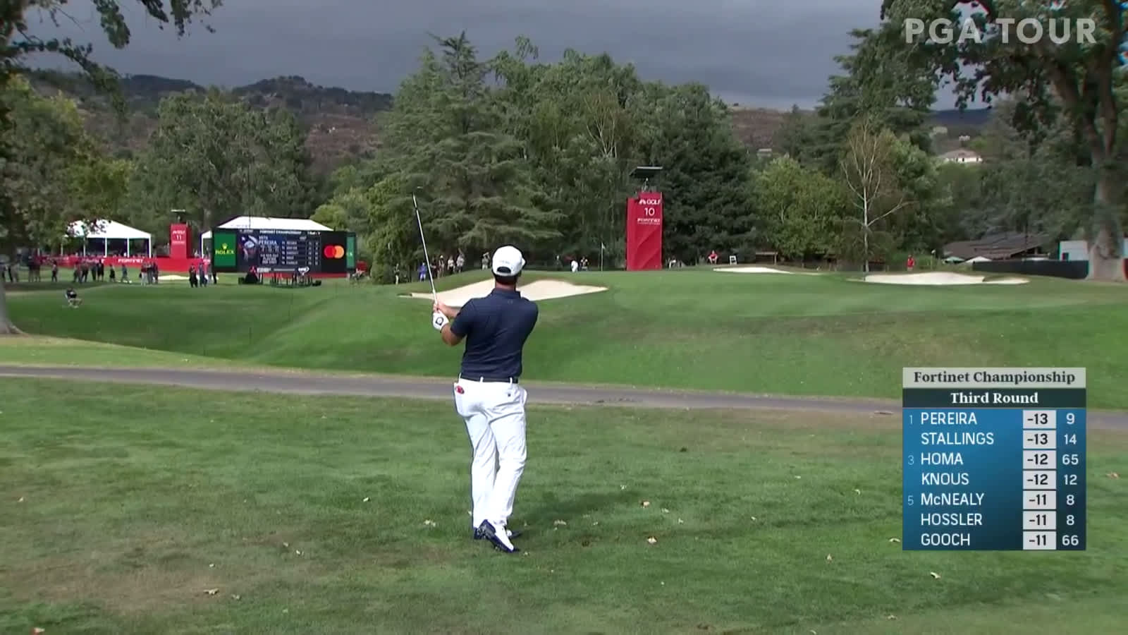 Mito Pereira uses nice approach to set up birdie at Fortinet Championship