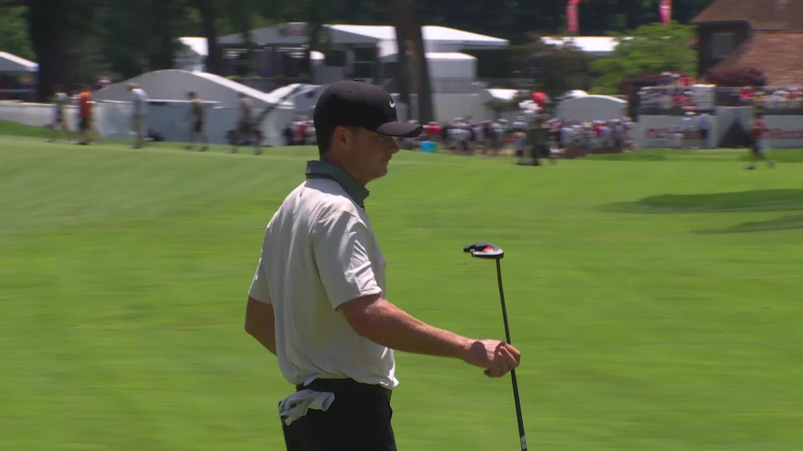 Luke Clanton makes birdie on No. 1 at Rocket Classic