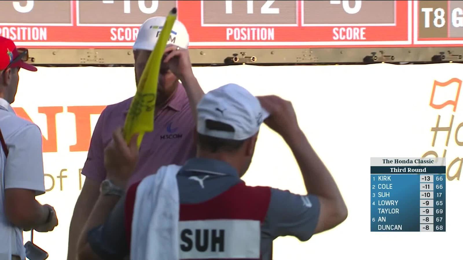 Chris Kirk's crafty chip after relief yields birdie at Honda