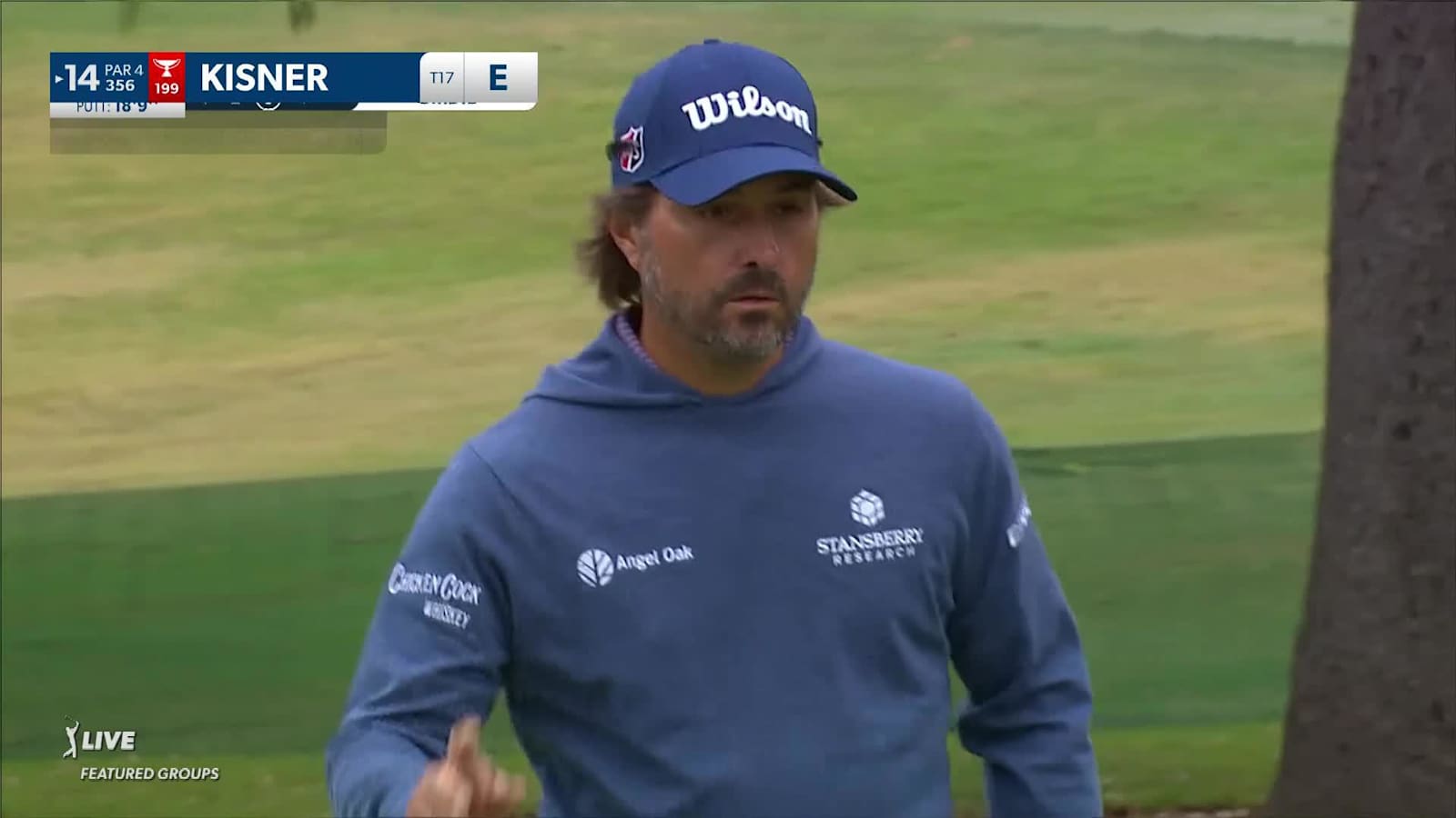 Kevin Kisner navigates trees and birdies at Fortinet Championship