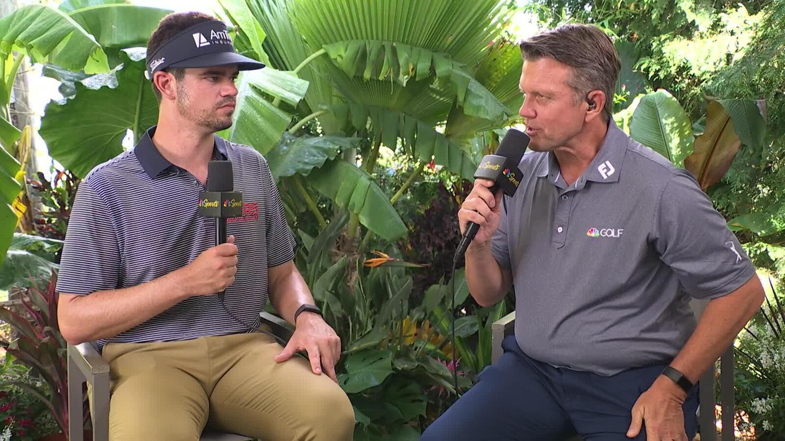 Beau Hossler's interview after Round 1 of Wyndham Championship