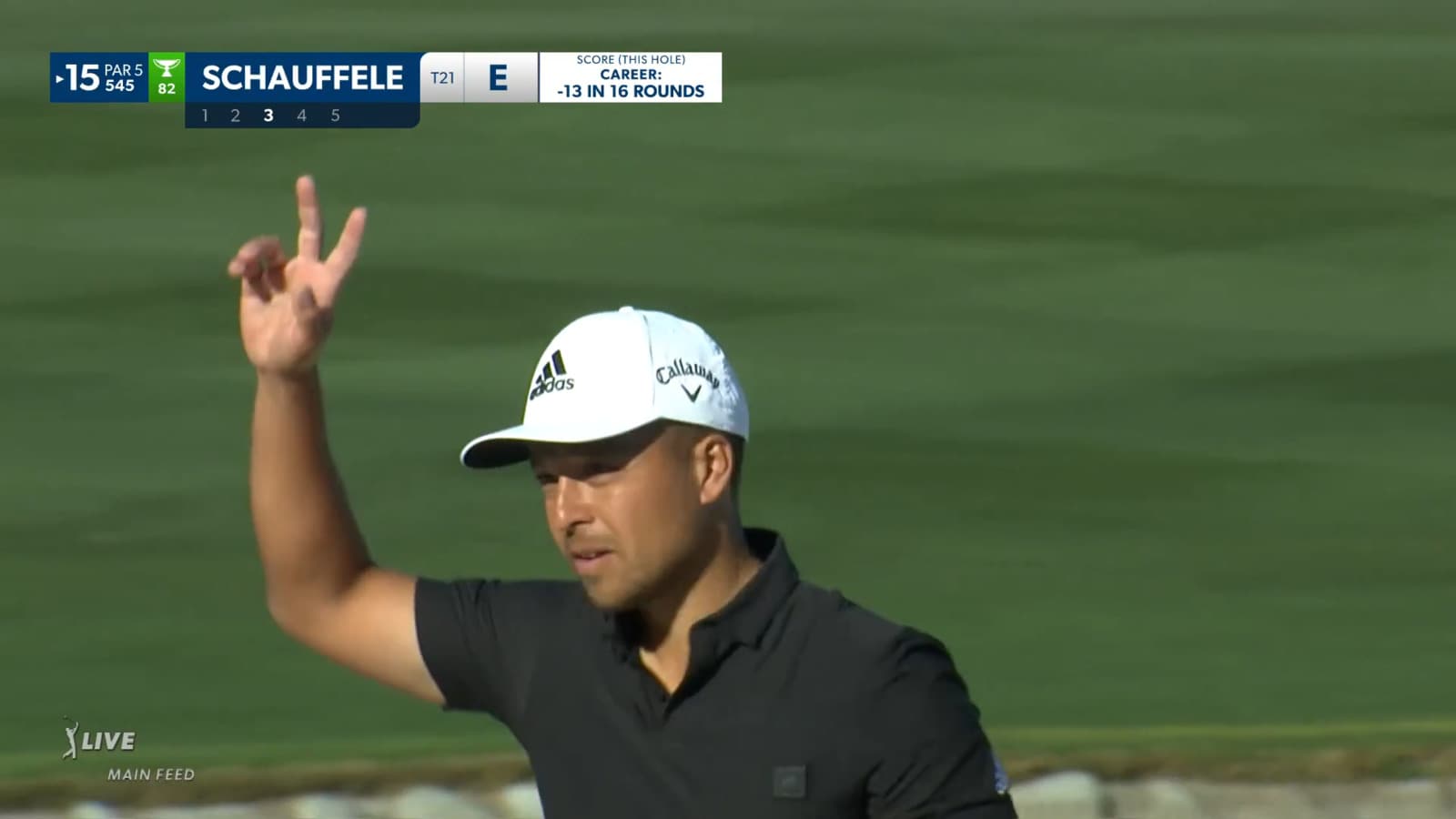 Xander Schauffele holes bunker shot eagle at WM Phoenix Open
