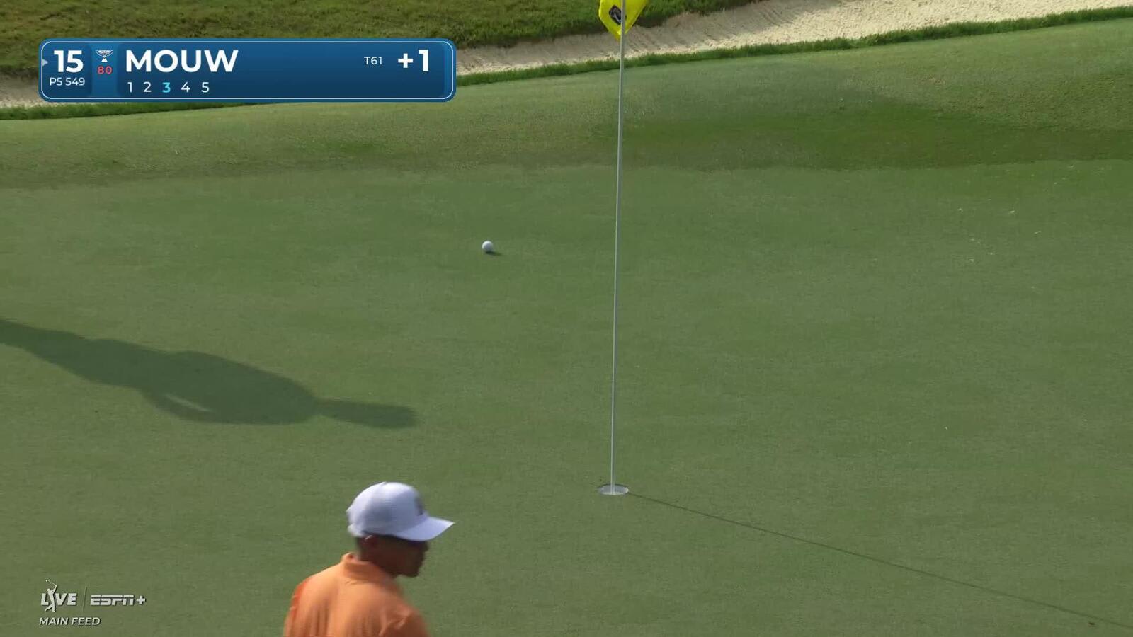 William Mouw makes birdie on No. 15 at Wyndham