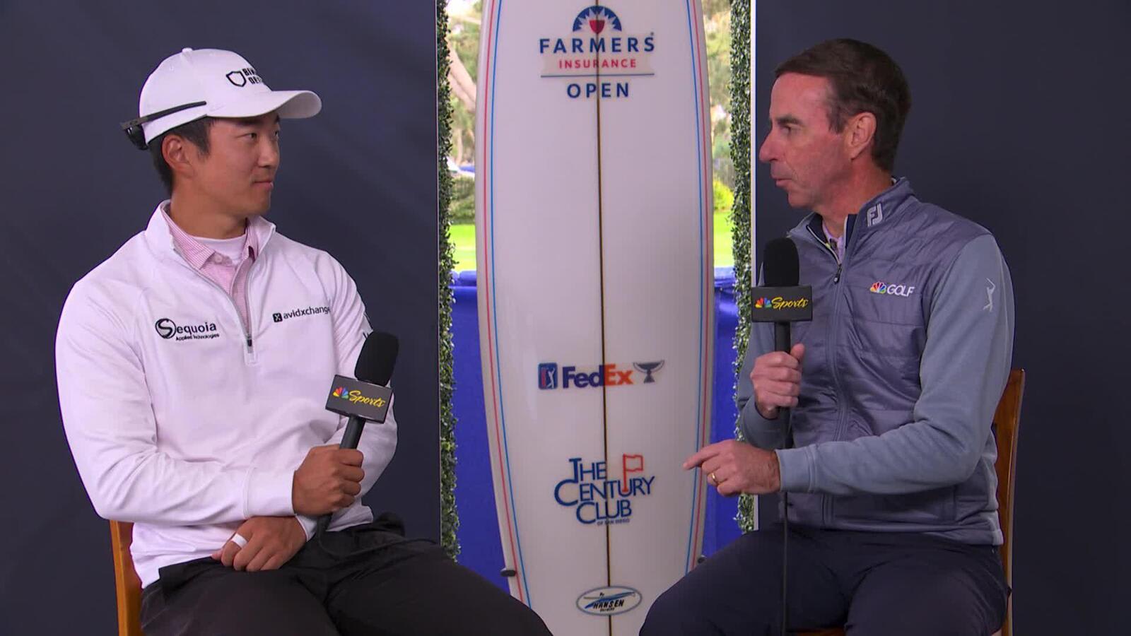 Michael Kim's interview after Round 1 of Farmers