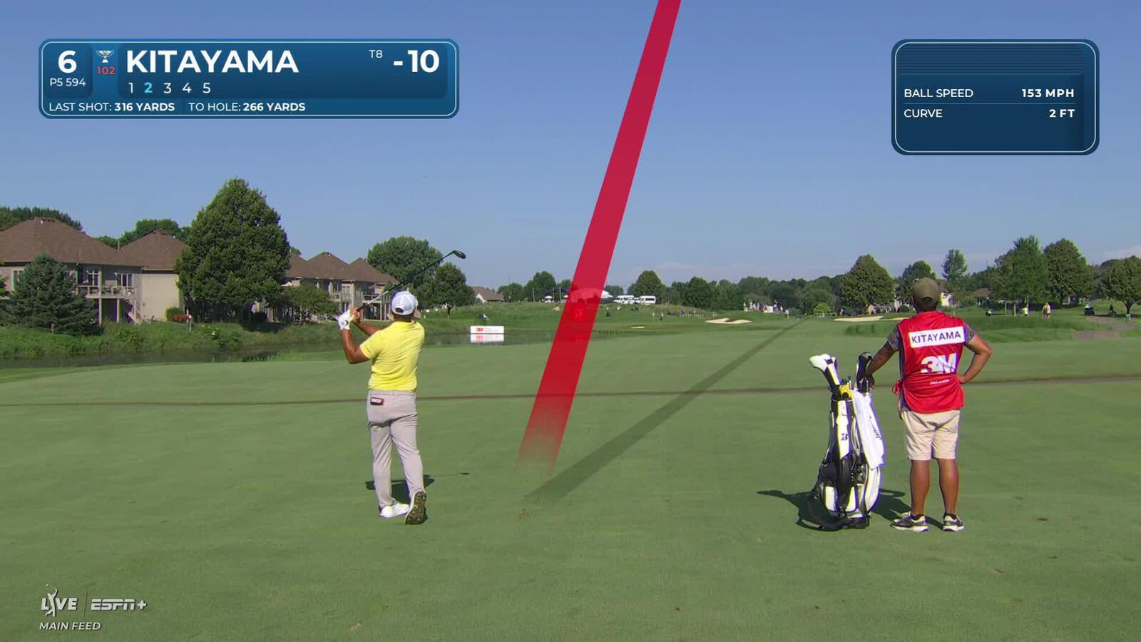 Kurt Kitayama makes birdie on No. 6 at 3M Open