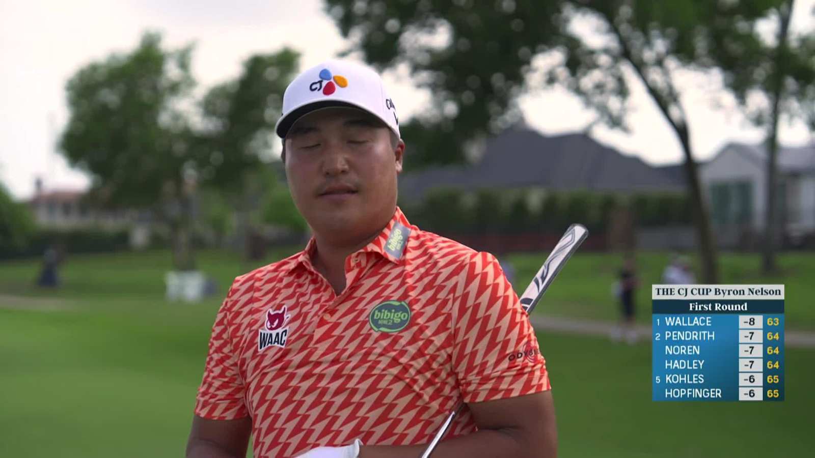 K.H. Lee drains 20-footer for birdie at CJ CUP Byron Nelson