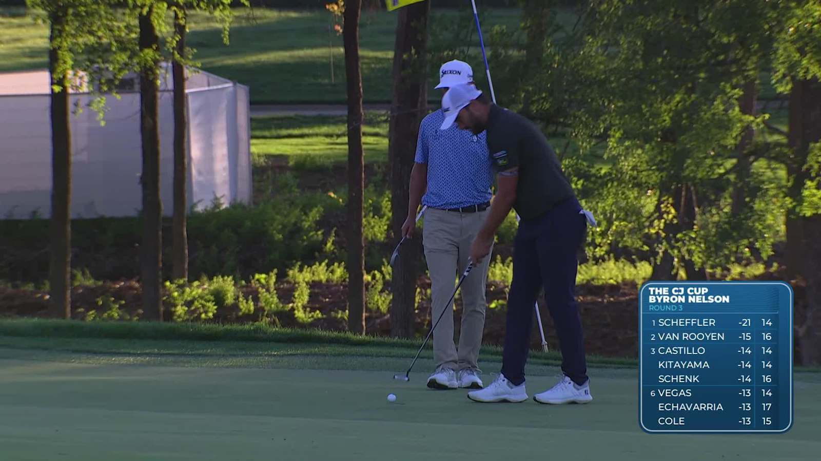 Antoine Rozner makes birdie on No. 18 at THE CJ CUP