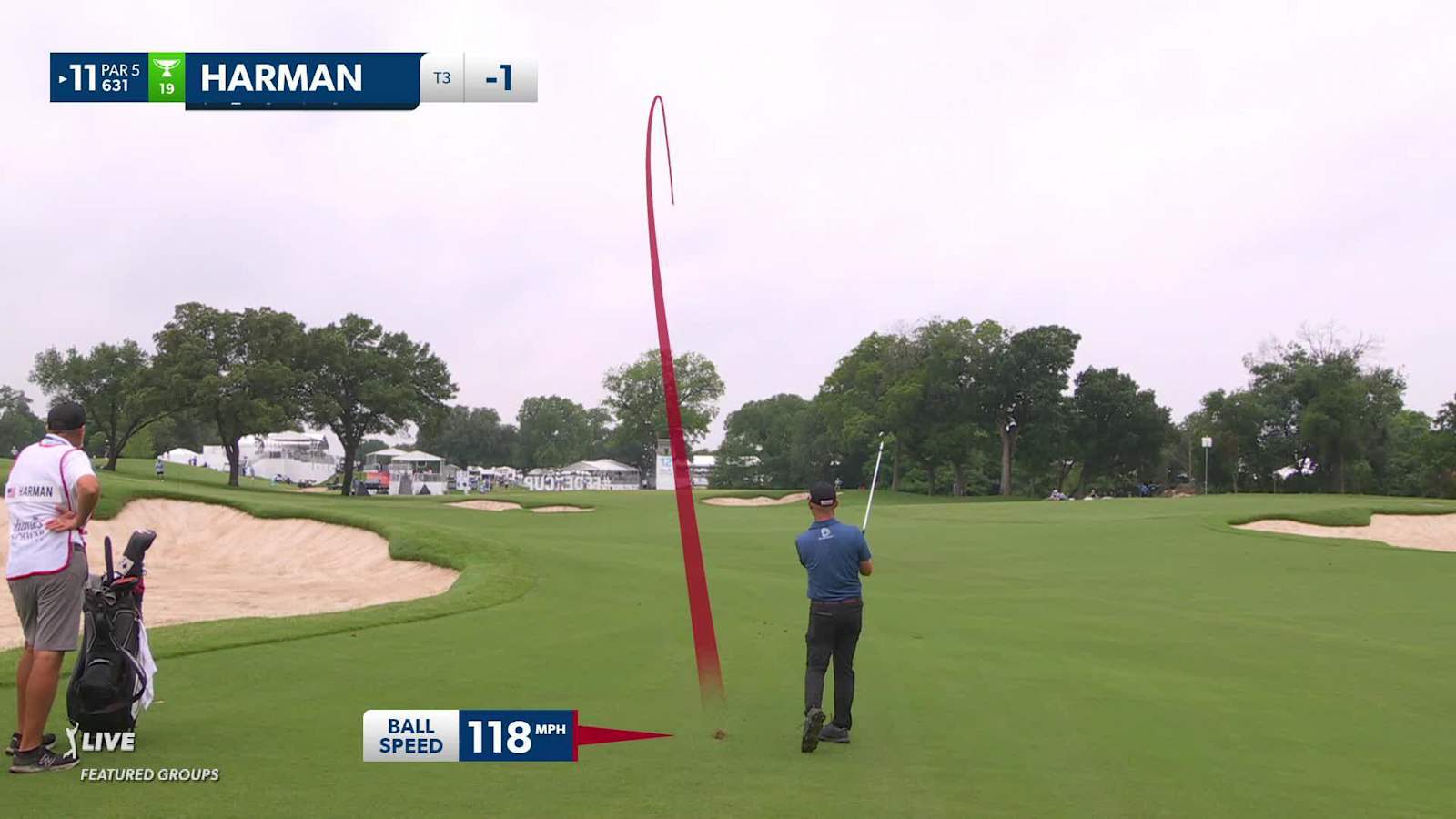 Brian Harman uses tight approach to set up birdie at Charles Schwab