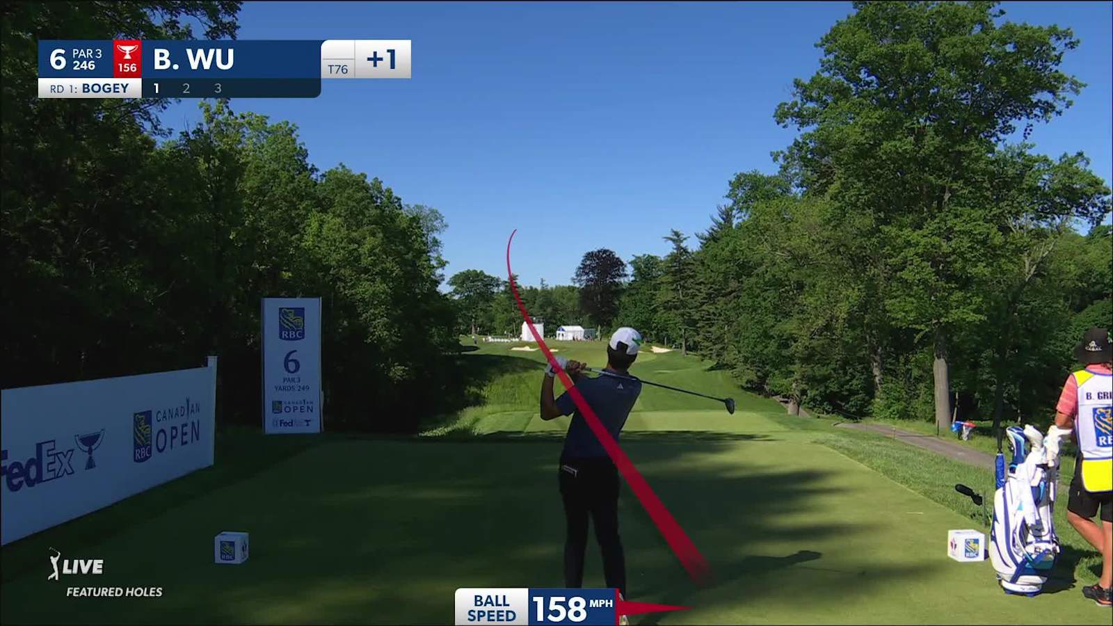 Brandon Wu's near ace leads to birdie at RBC Canadian