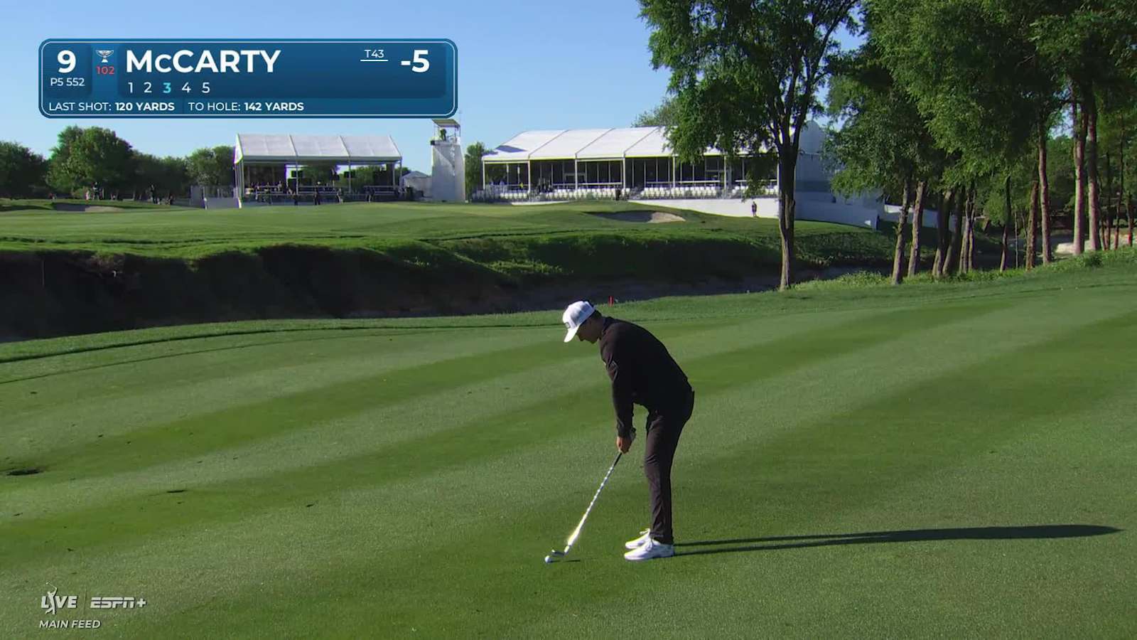 Matt McCarty's chip hits the flagstick to set up tap-in birdie at THE CJ CUP