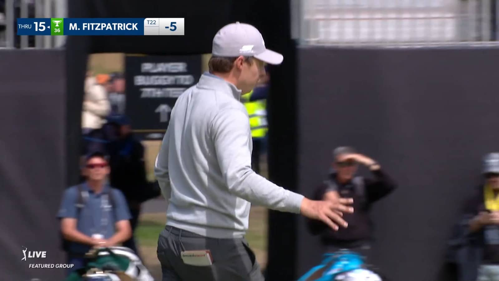 Matt Fitzpatrick sinks 25-foot birdie putt at Genesis Scottish Open