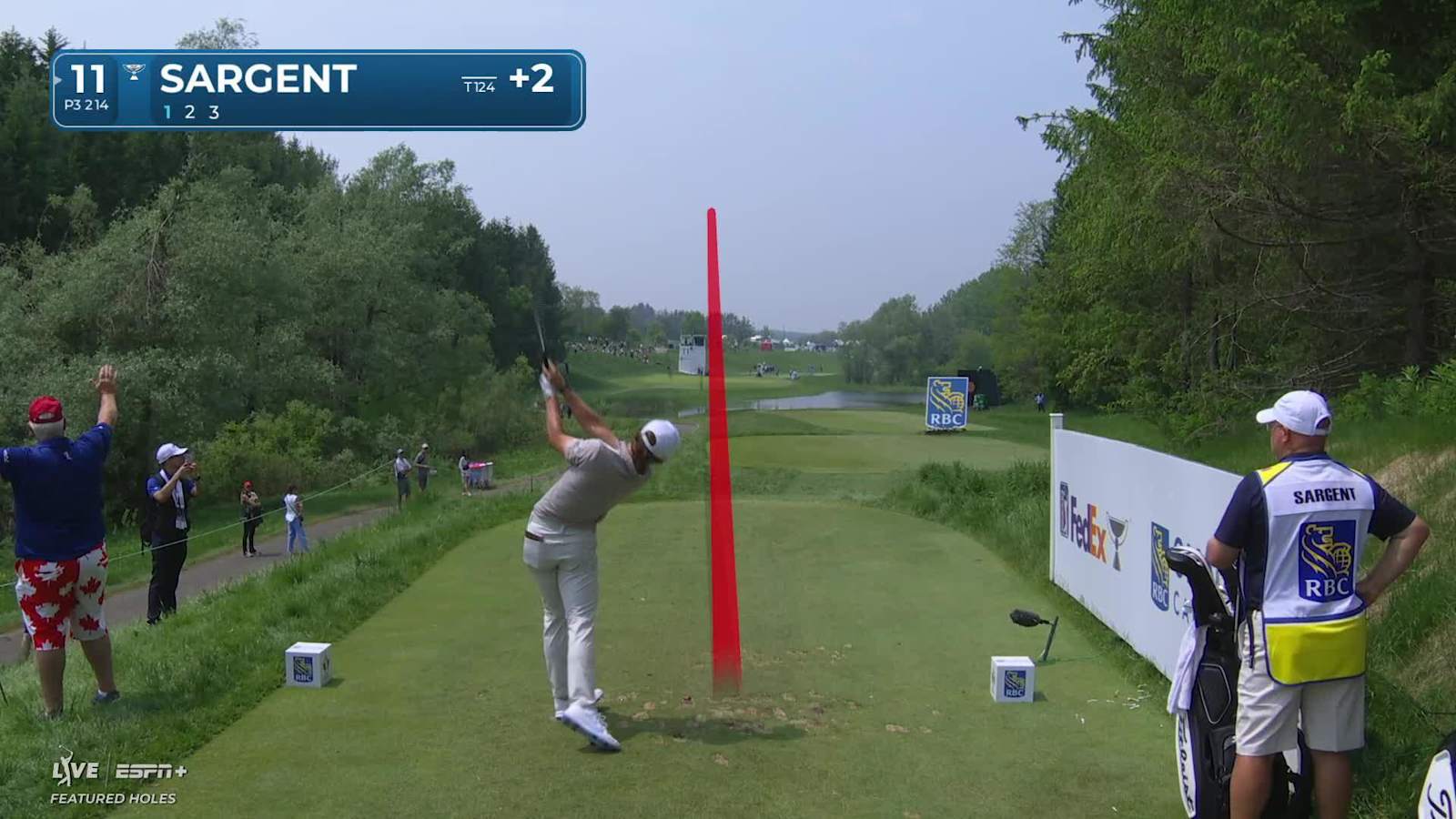 Gordon Sargent nearly aces No. 11 at RBC Canadian