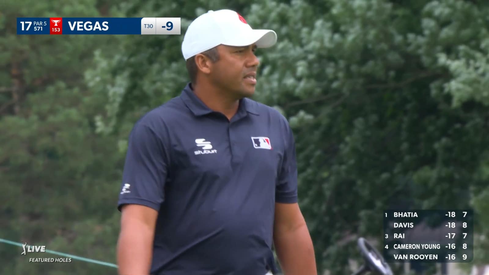 Jhonattan Vegas converts birdie on No. 17 at Rocket Mortgage