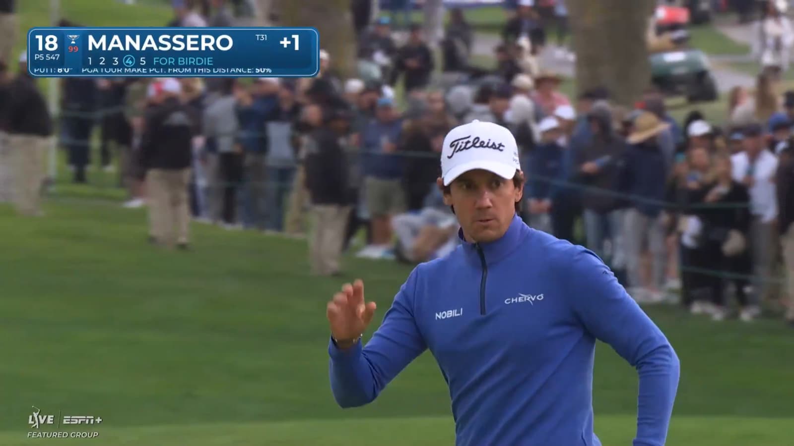 Matteo Manassero gets up-and-down from bunker to finish at Farmers