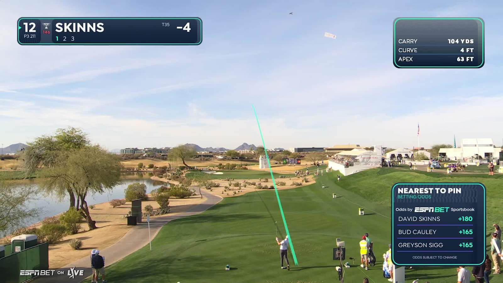 David Skinns uses nice tee shot to set up birdie at WM Phoenix Open