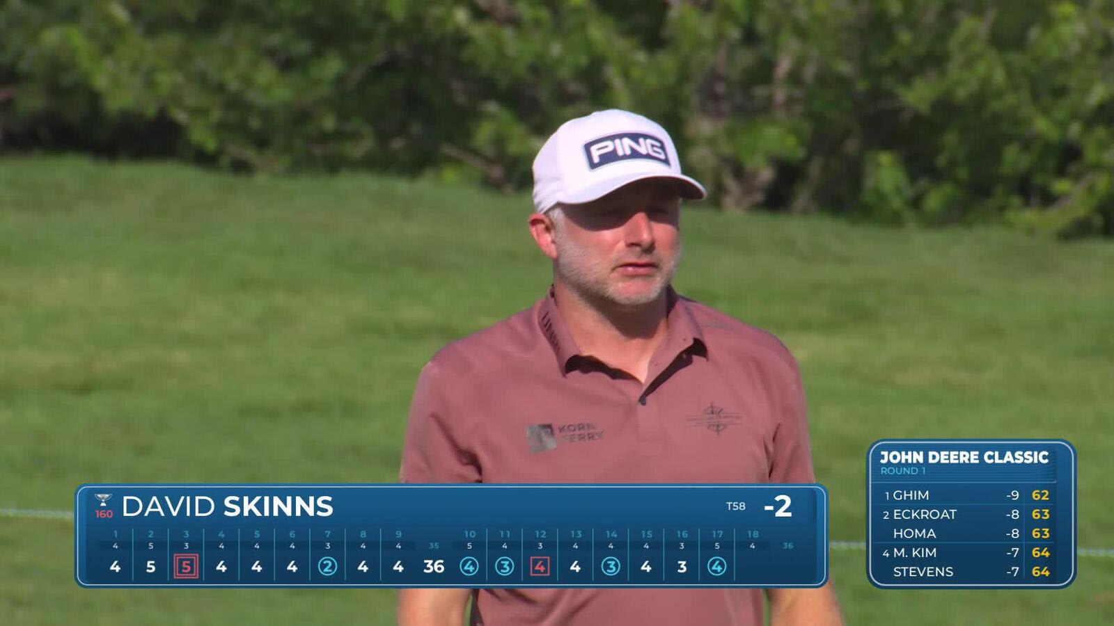 David Skinns makes birdie on No. 17 at John Deere