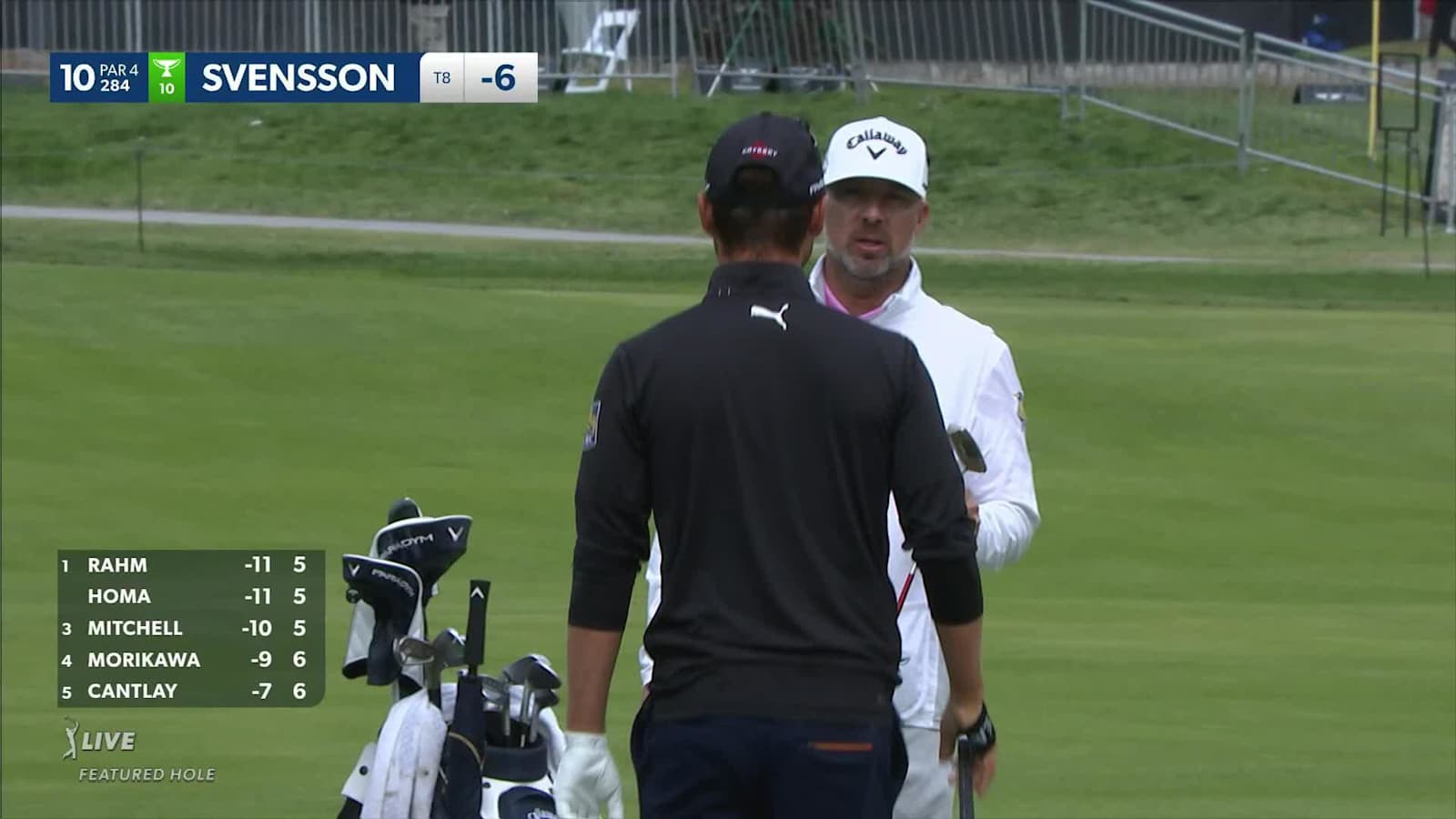 Adam Svensson escapes bunker and birdies at Genesis