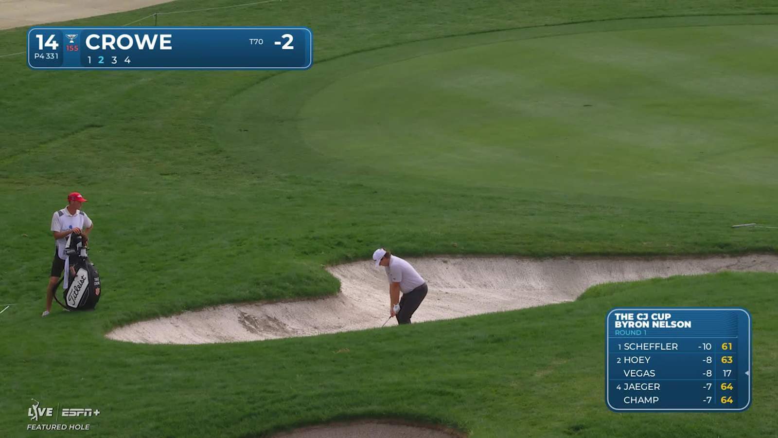 Trace Crowe makes birdie on No. 14 at THE CJ CUP