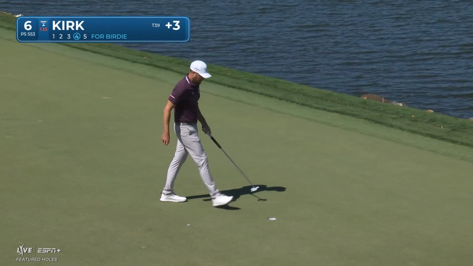 Chris Kirk birdies No. 6 at Arnold Palmer