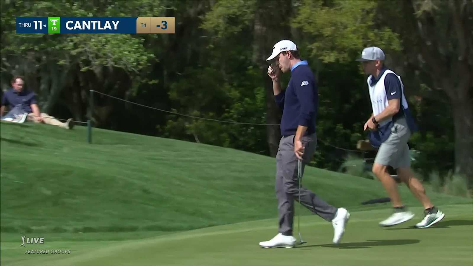 Patrick Cantlay makes birdie at THE PLAYERS