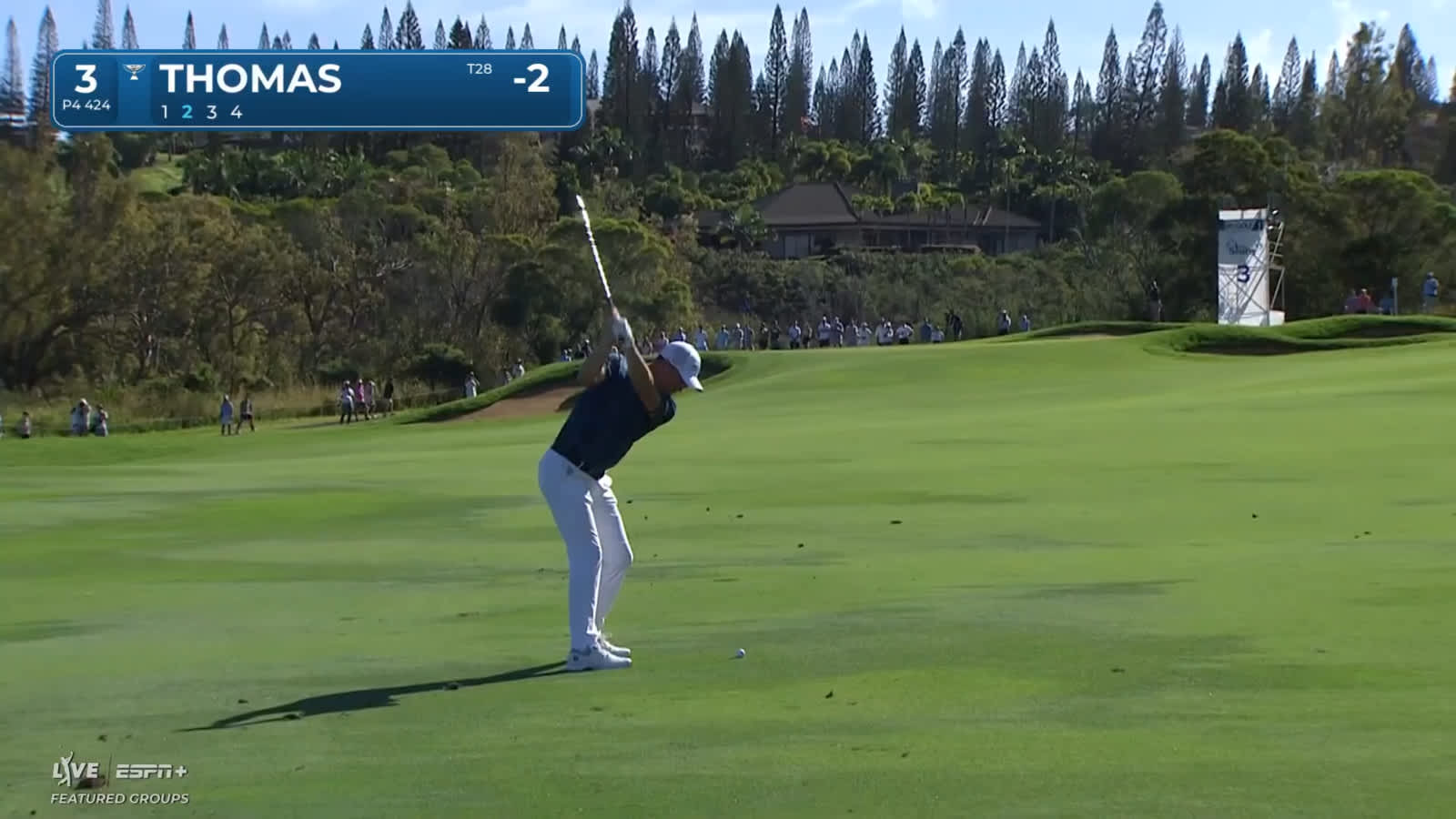 Justin Thomas puts approach close to set up birdie at The Sentry