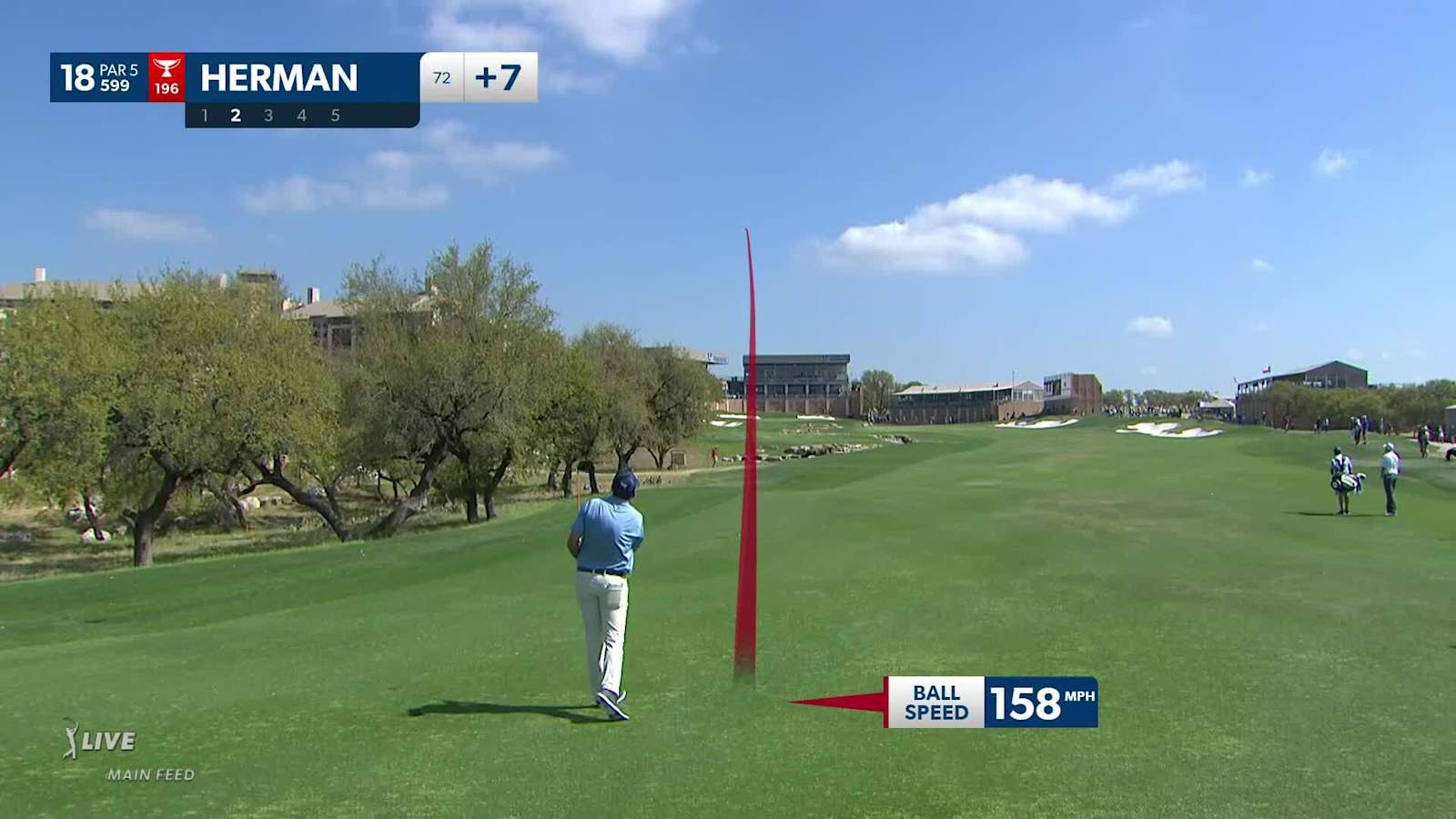 Jim Herman sticks approach and birdies at Valero