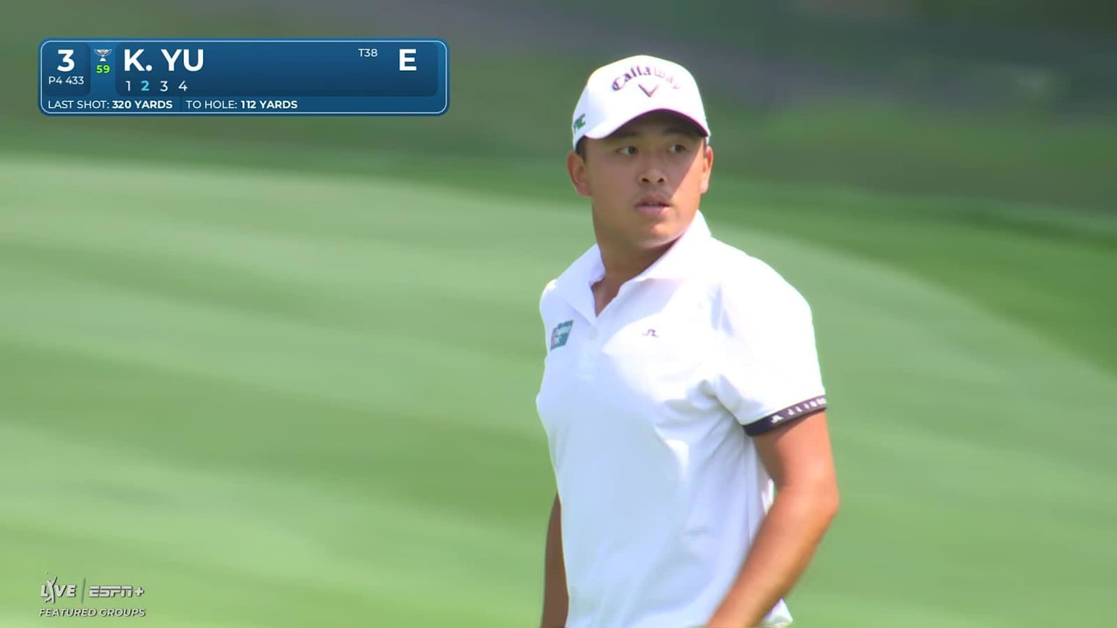 Kevin Yu makes birdie on No. 3 at Travelers