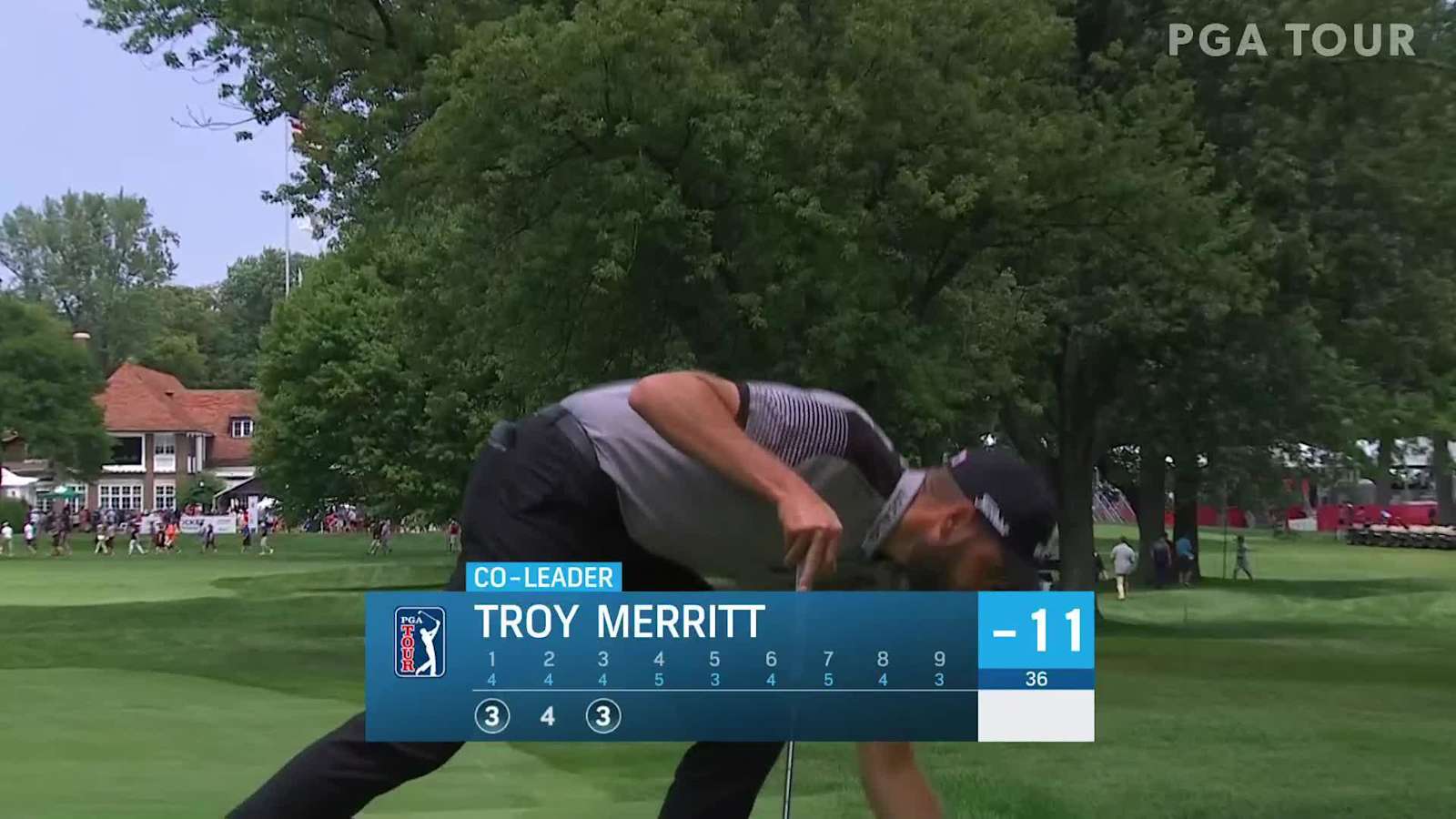 Troy Merritt hits nice wedge and makes birdie at Rocket Mortgage