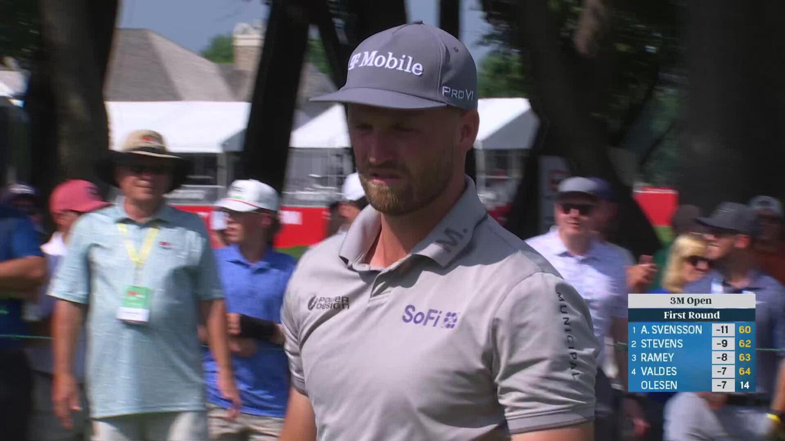 Wyndham Clark makes birdie on No. 13 at 3M Open