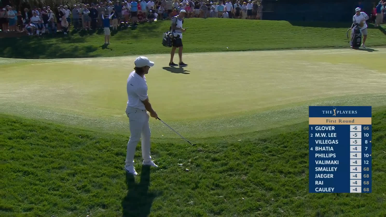 Tommy Fleetwood chips it close to yield birdie at THE PLAYERS