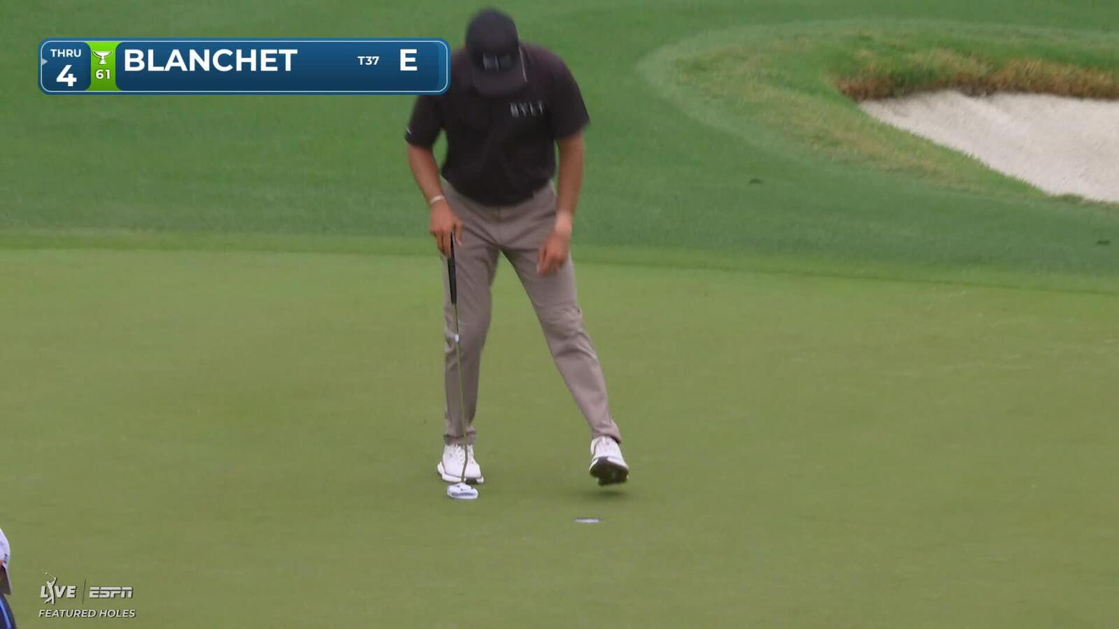Chandler Blanchet nearly aces No. 13, sets up birdie at Valero