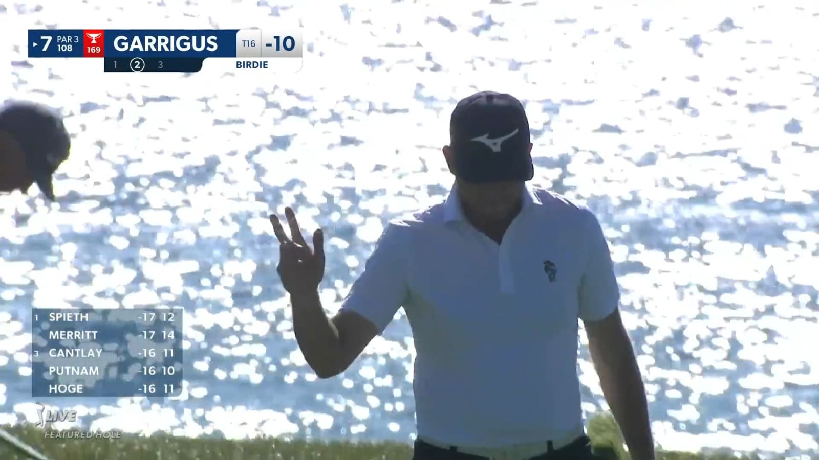 Robert Garrigus uses nice tee shot to set up birdie at AT&T Pebble Beach