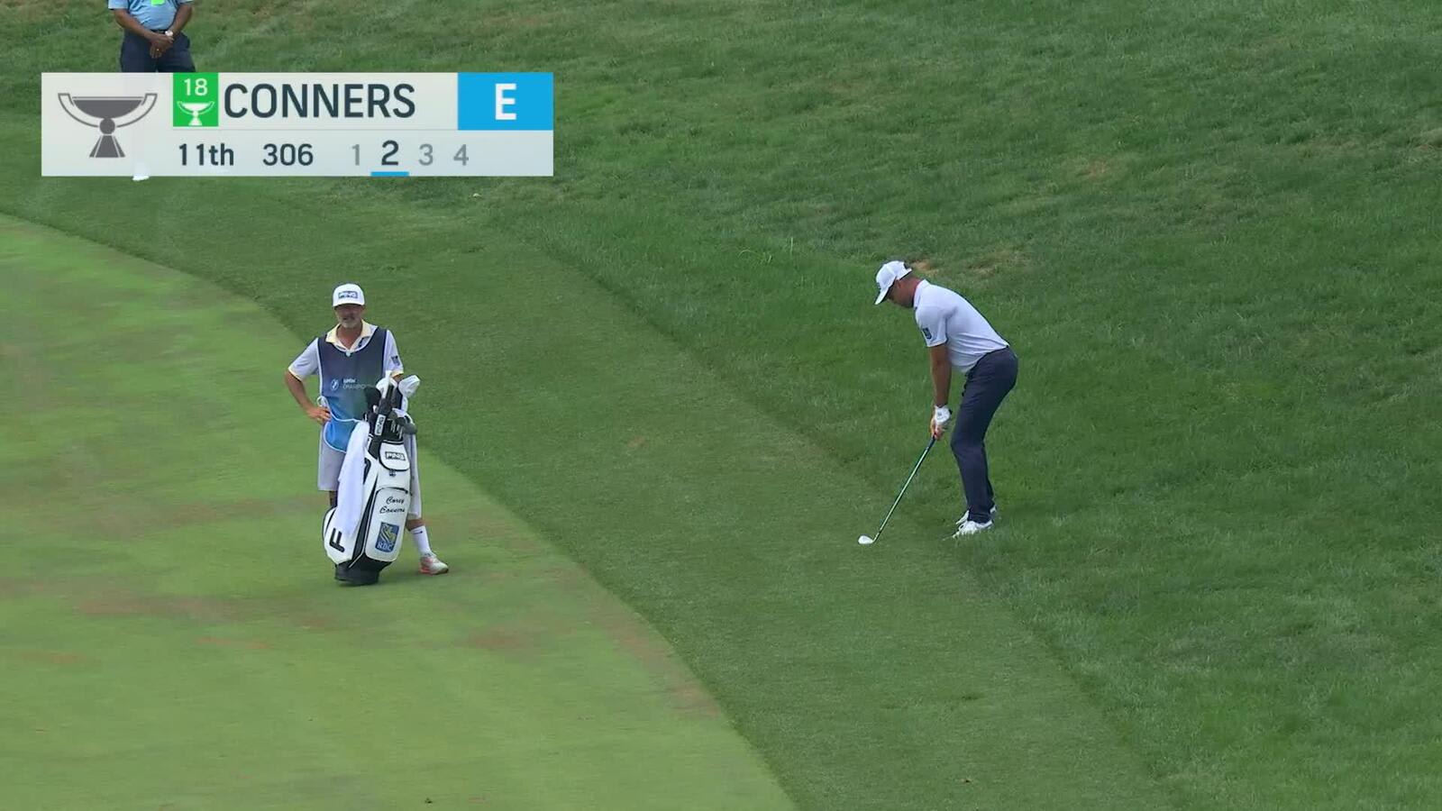 Corey Conners makes birdie on No. 11 at BMW Championship