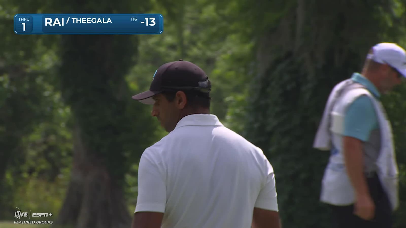 Aaron Rai makes birdie on No. 1 at Zurich Classic