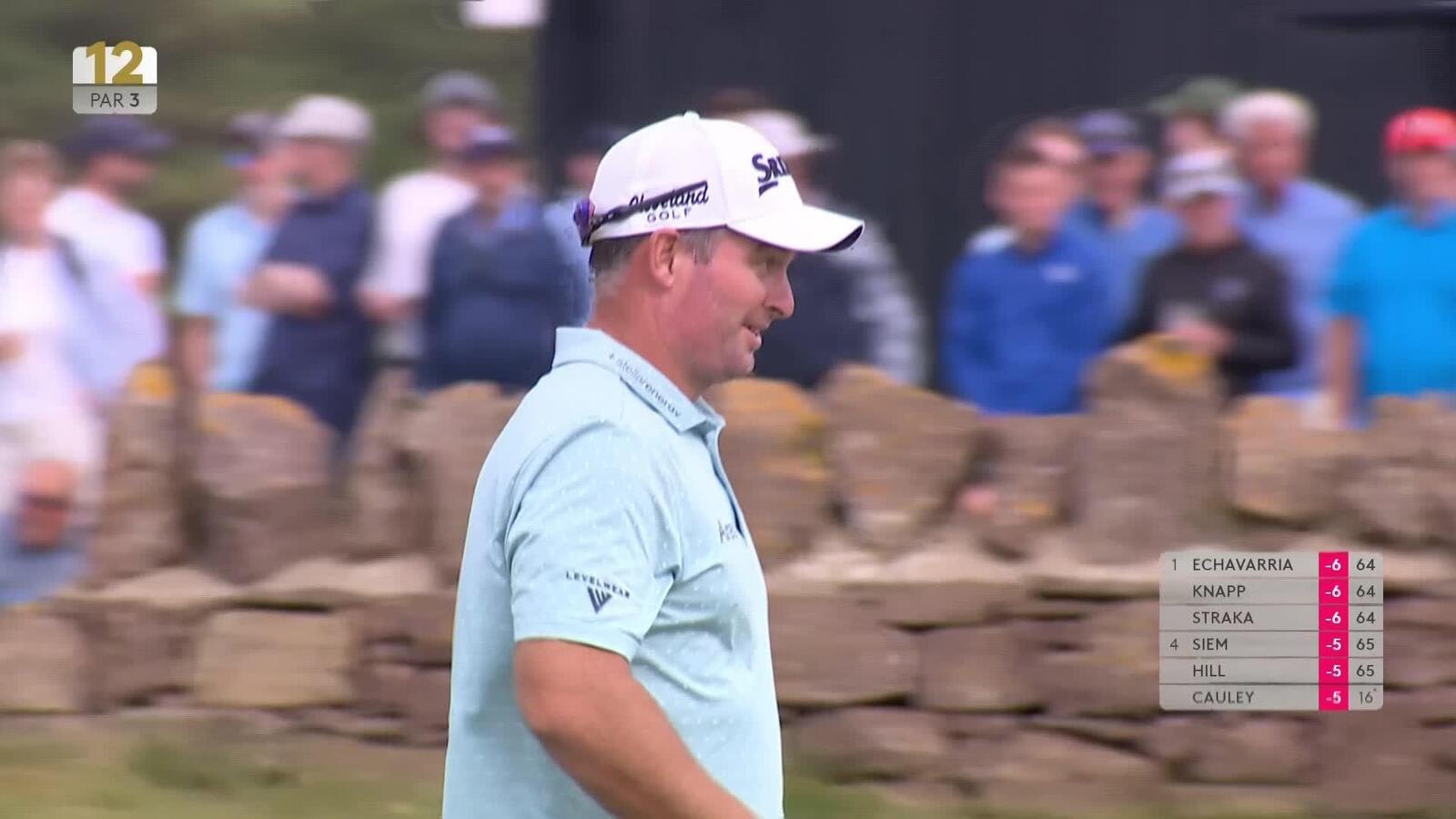 Ryan Fox drains 21-foot birdie putt at Genesis Scottish Open