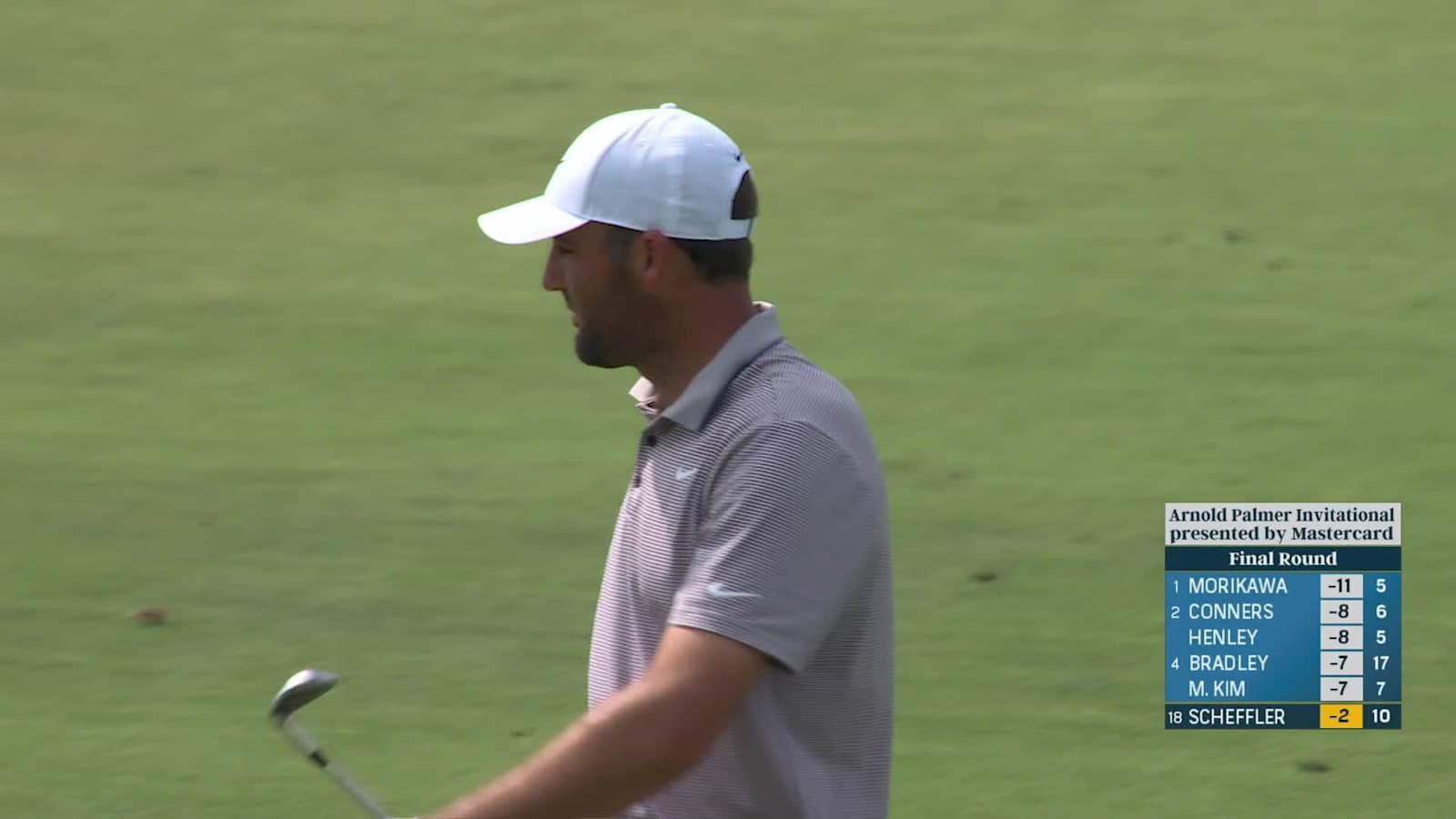 Scottie Scheffler throws dart with iron and birdies at Arnold Palmer Invitational