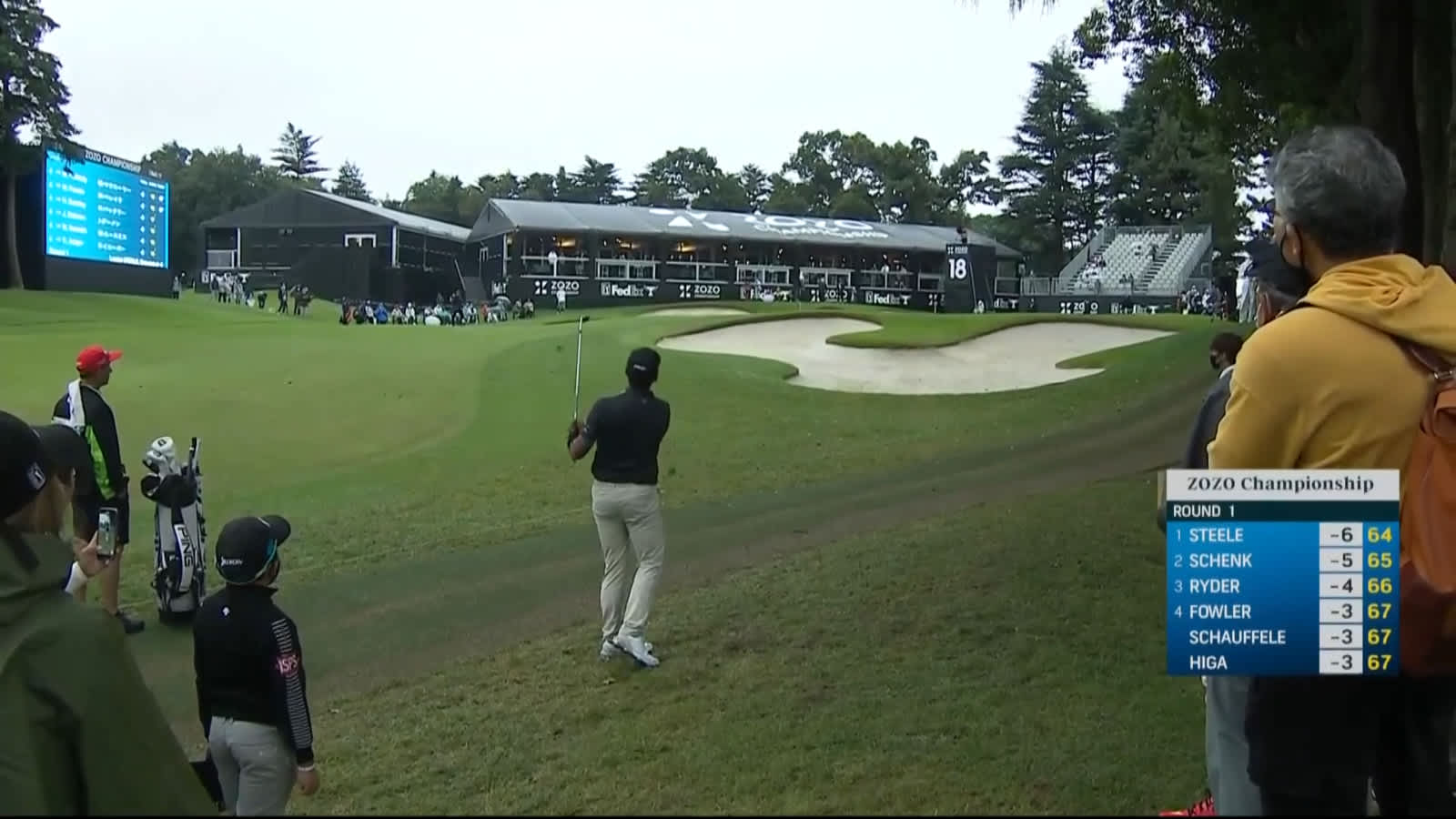 Sebastián Muñoz gets up-and-down from rough for birdie at ZOZO