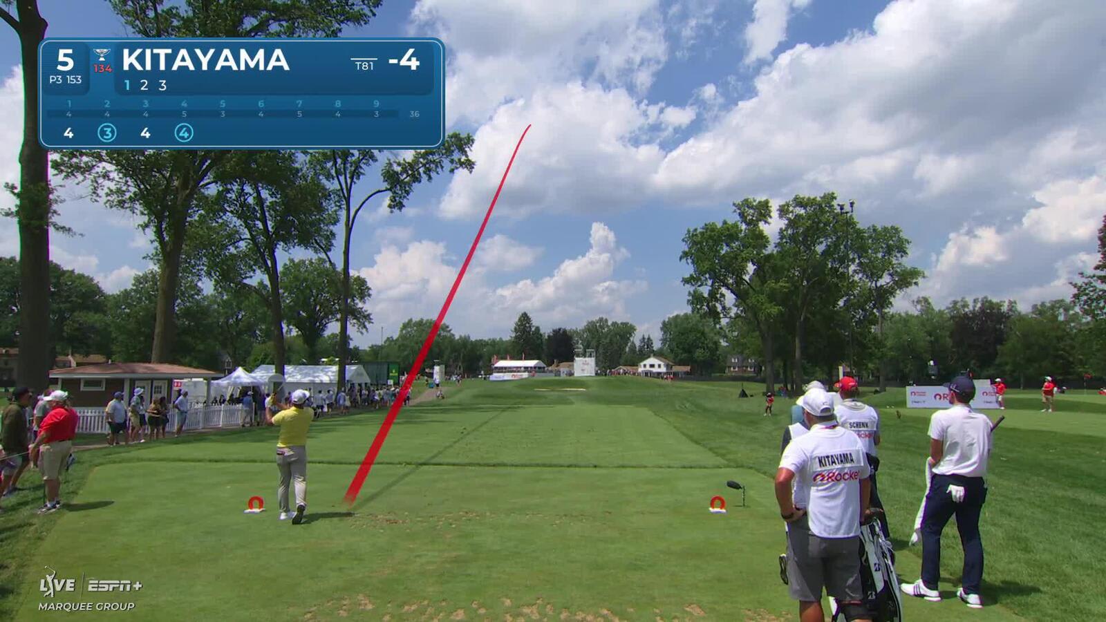 Kurt Kitayama nearly aces No. 5 at Rocket Classic