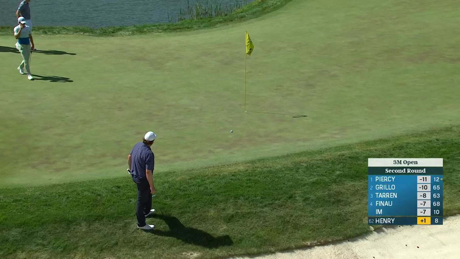 J.J. Henry makes birdie on No. 9 in Round 2 at 3M Open