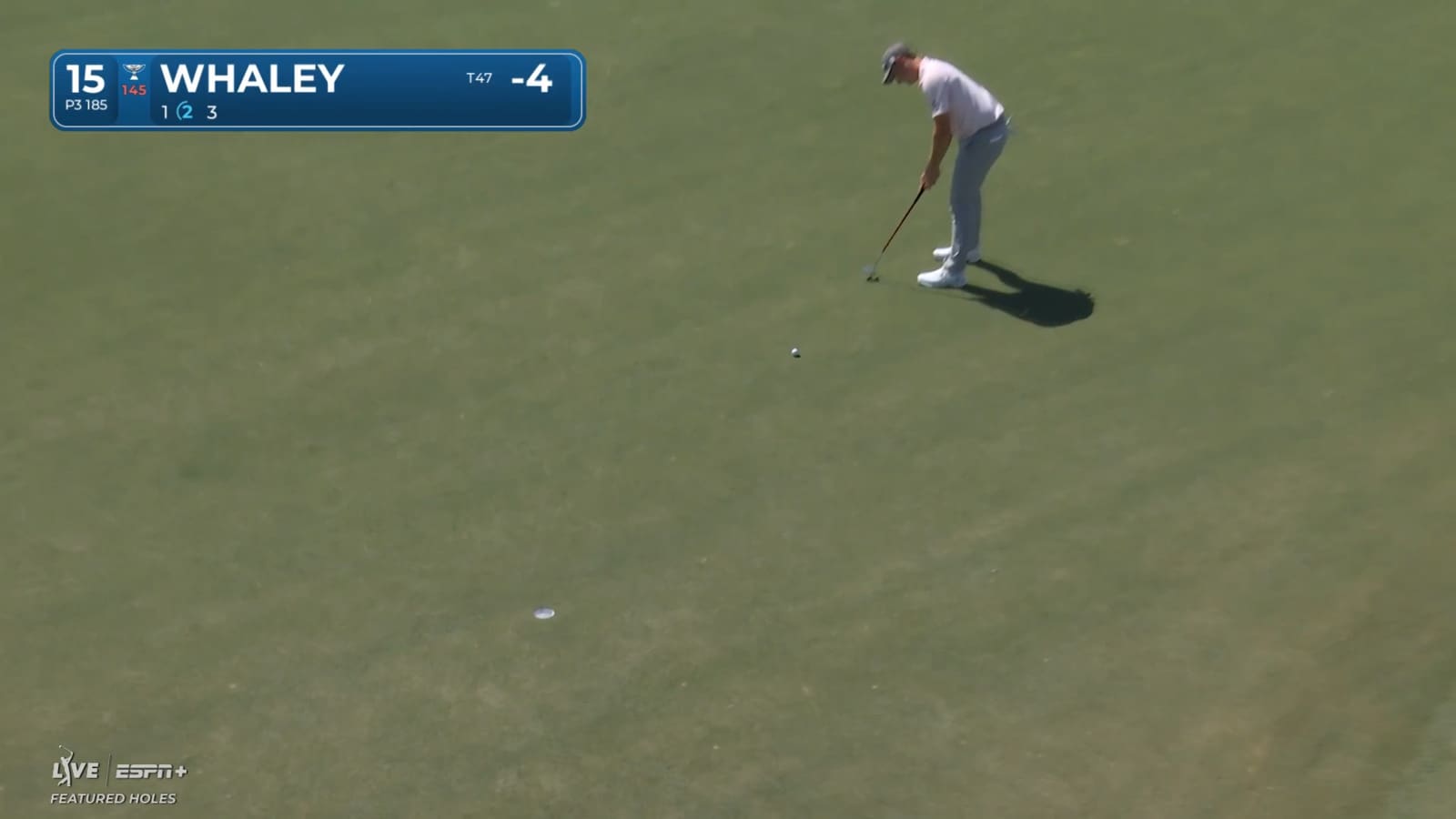 Vince Whaley holes 15-foot birdie putt at Cognizant Classic