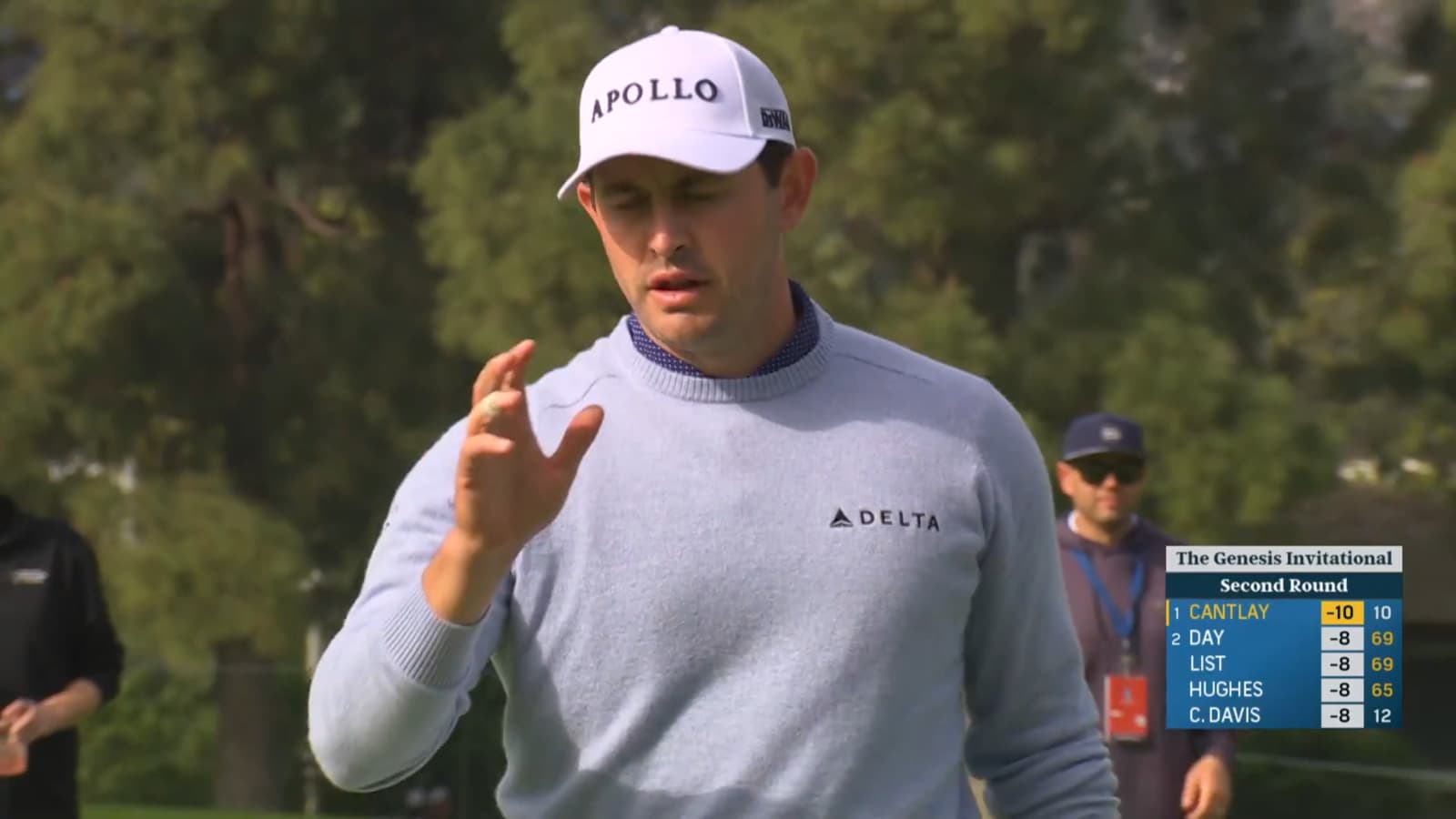 Patrick Cantlay extends lead with birdie on No. 11 at Genesis