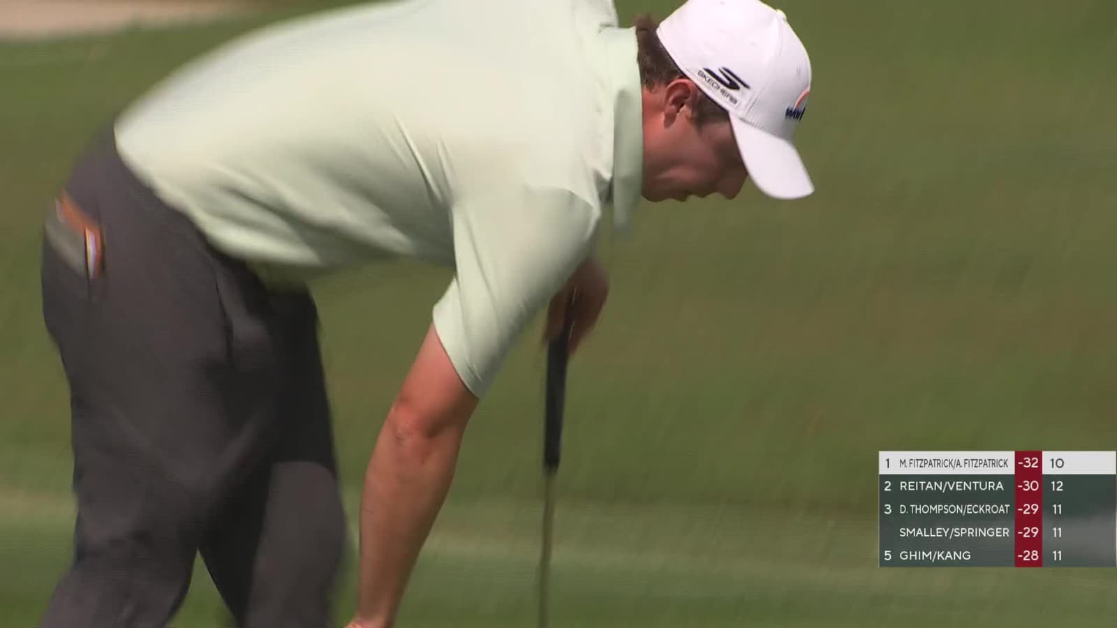Alex Fitzpatrick/Matt Fitzpatrick makes birdie on No. 11 at Zurich Classic