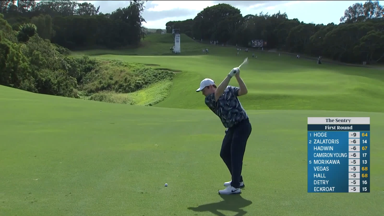 Robert MacIntyre reaches green in two to set up birdie at The Sentry