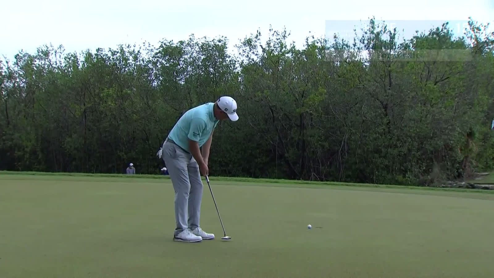 Tom Hoge makes birdie on No. 3 at Mayakoba