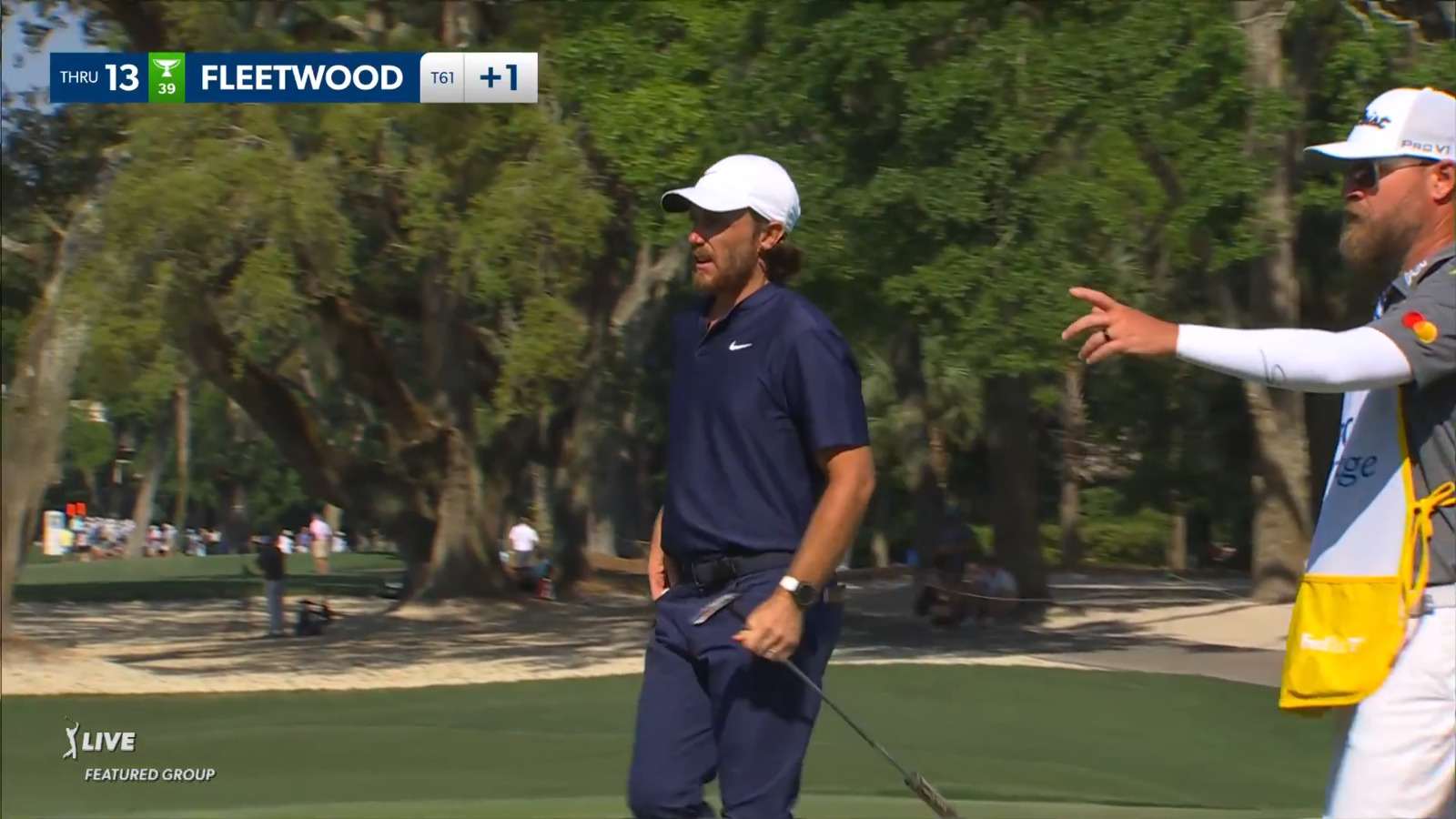Tommy Fleetwood's 135-yard approach sets up birdie at RBC Heritage