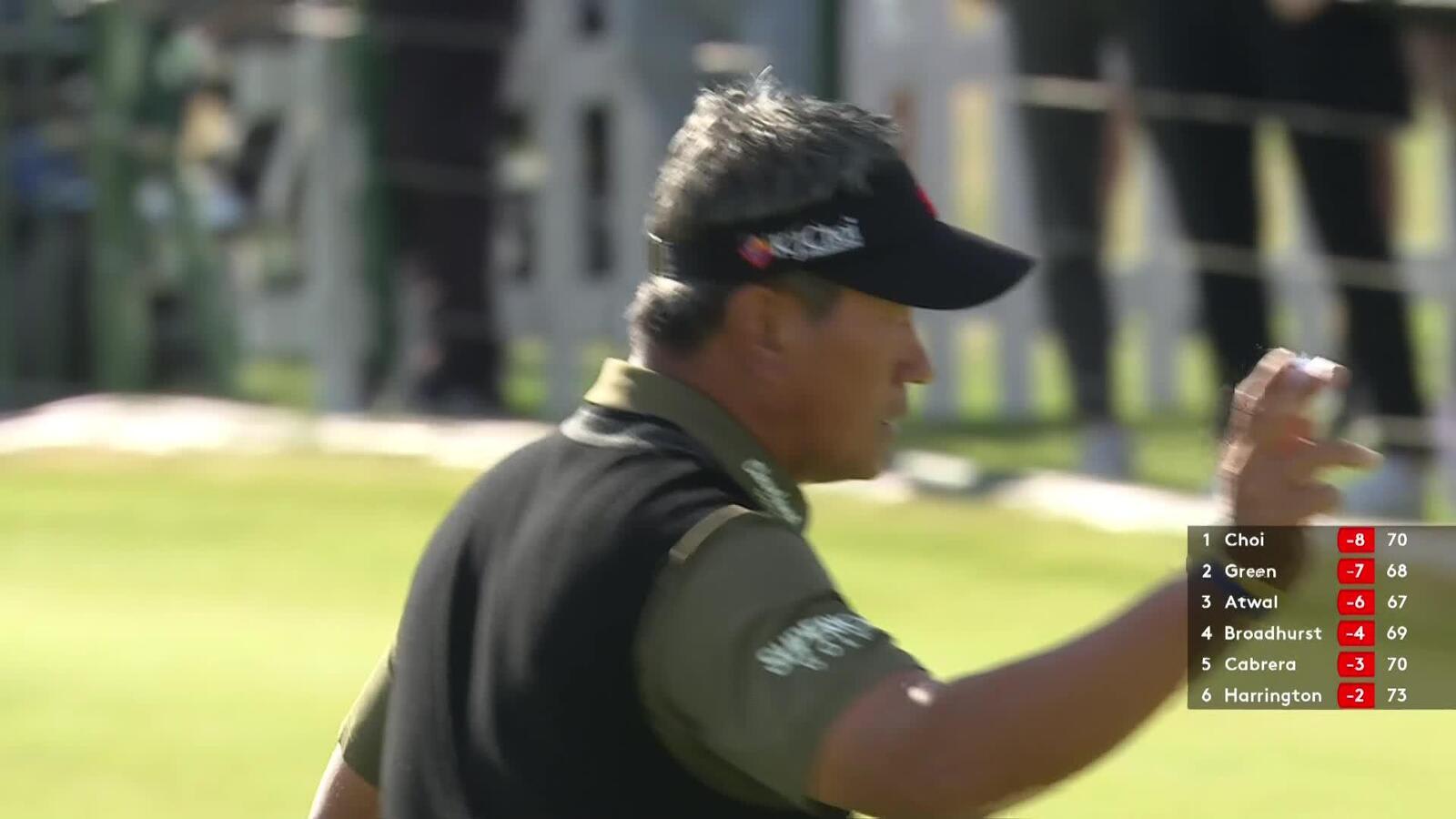 K.J. Choi ends day with clutch birdie putt at The Senior Open