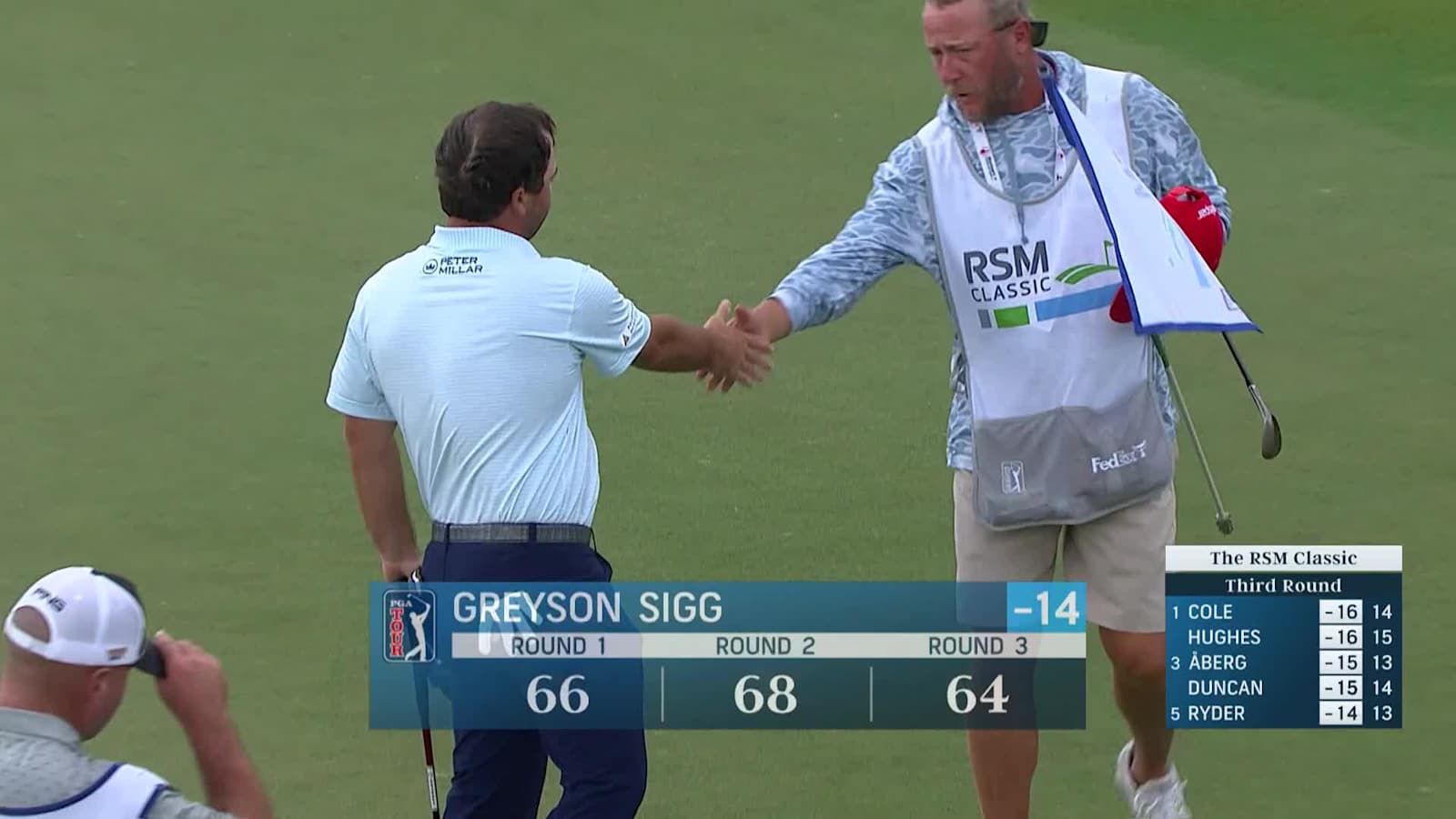 Greyson Sigg cards birdie at The RSM Classic